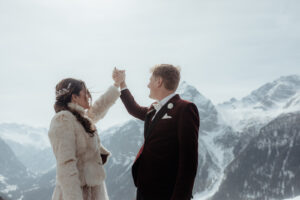 wedding couple in switzerland