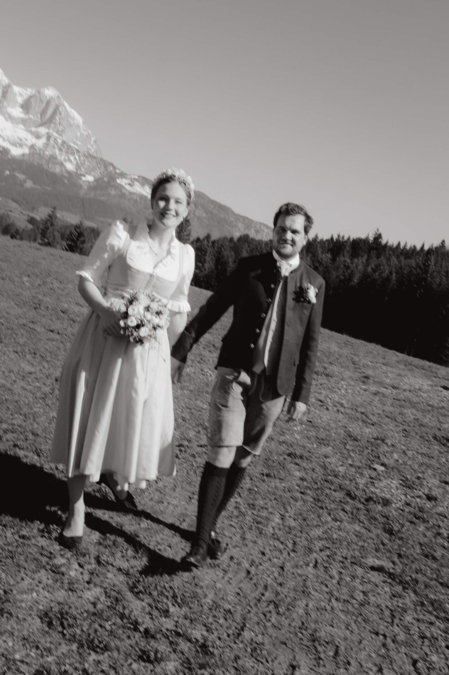 Hochzeitspaar in Kitzbühel