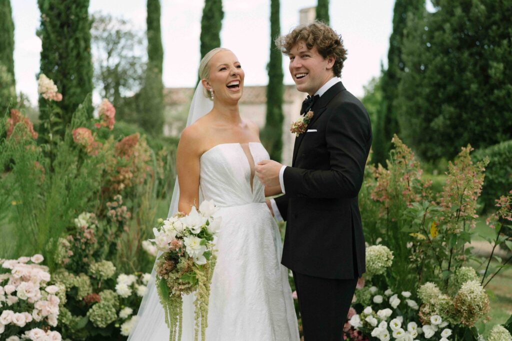 Modern Wedding Couple at Italy Wedding